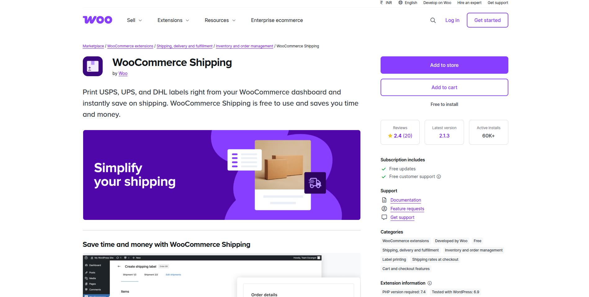 Woo Commerce Shipping